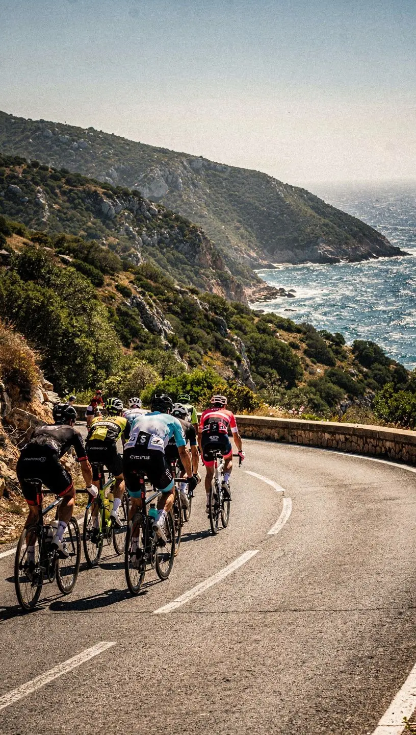 Dicas de segurança para passeios de ciclismo em grupo.